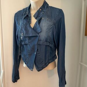 Denim Blue Women's Jacket, light weight